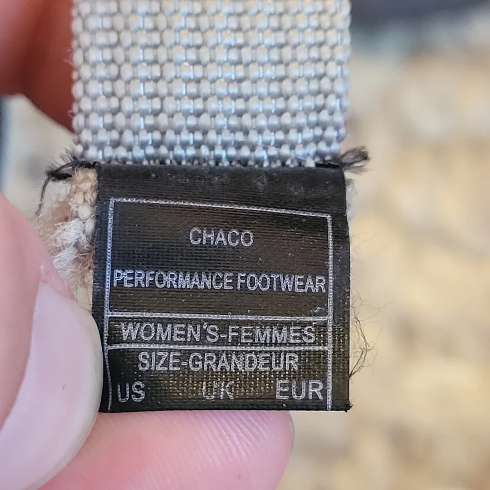 Chaco Women's Black Sandals with Light Purple Straps - Picture 13 of 14